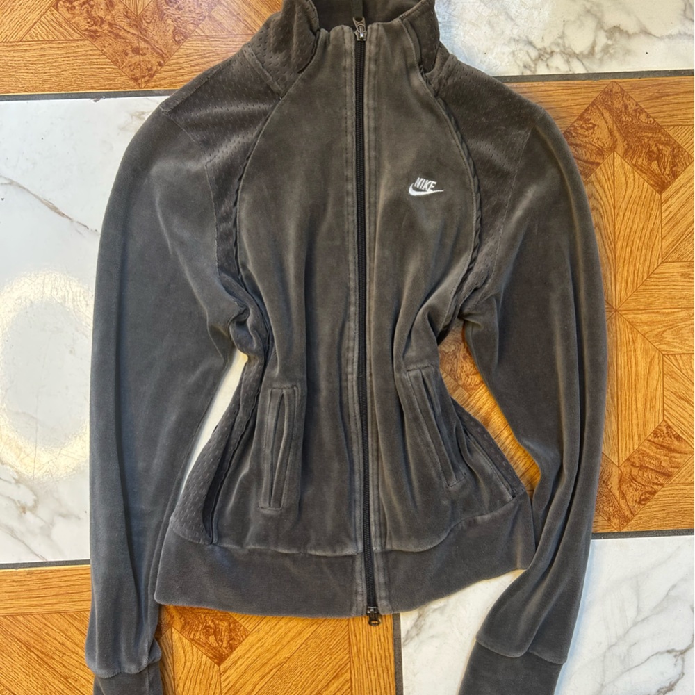 Nike Charcoal Fleece Jacket